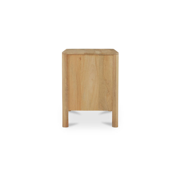 Moe's Fulton Natural Mango Wood Nightstand