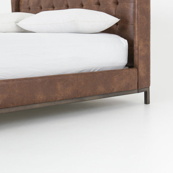 Newhall King Bed-Vintage Tobacco