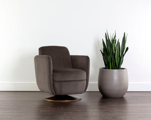 GILLEY SWIVEL LOUNGE CHAIR - MEG ASH