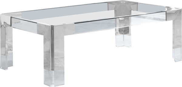 Alberto Coffee Table In Chrome