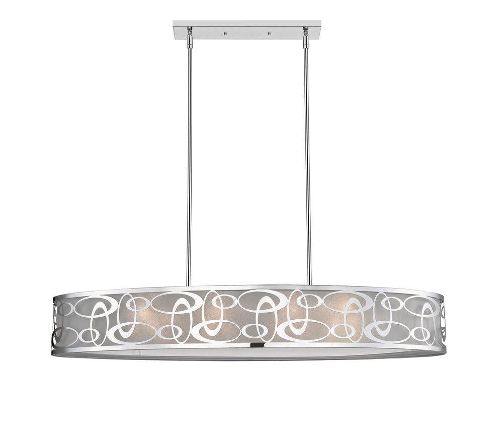 Opal 8 Light Pendant in Chrome  Finish