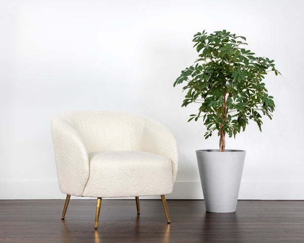 CLEA LOUNGE CHAIR - ALTRO WHITE