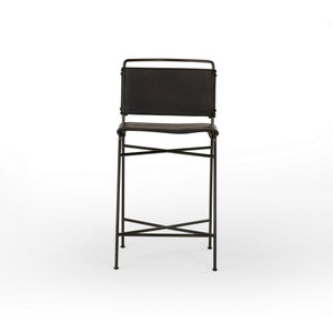 Wharton Counter Stool to Distressed Black