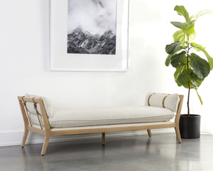 ADELINA DAYBED - HEATHER IVORY TWEED