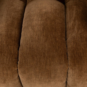 Sansa Upholstered Accent Chair with Oak Wood Arms - Bronze