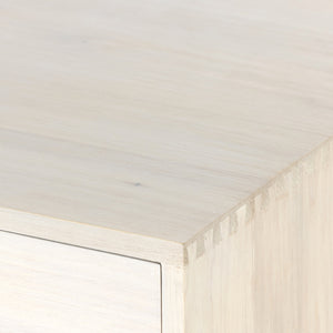 Trey Executive Desk In Dove Poplar
