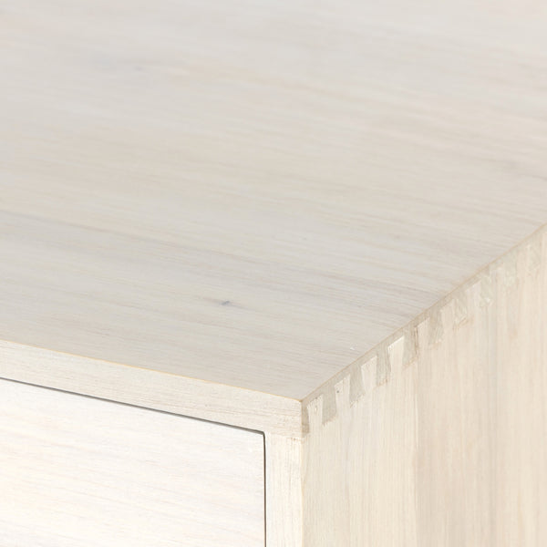 Trey Executive Desk In Dove Poplar
