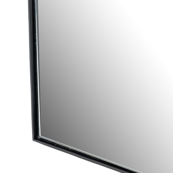 Georgina Wide Mirror In Iron Matte Black