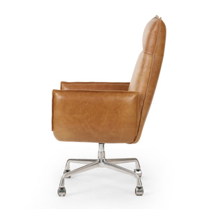 Lionel Desk Chair - Chaps Saddle