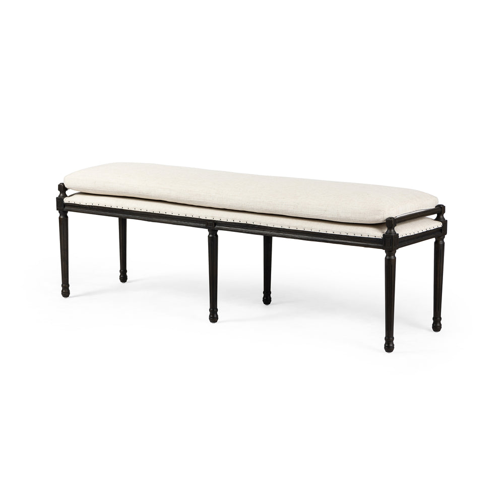 Lucille Dining Bench In 67" In Alcala Cream