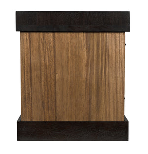 Bentley Dark Walnut and Ebony Executive Desk