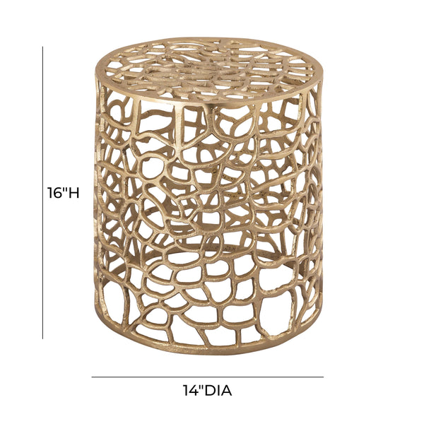 Sophia Gold Side Table