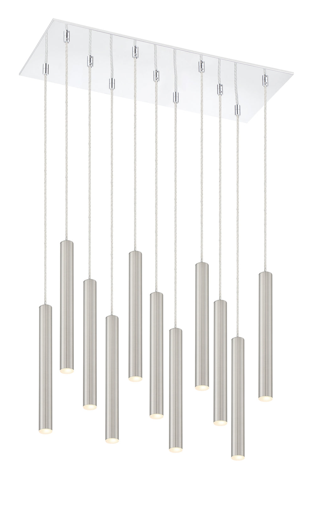 Forest 11 Light Island/Billiard in Chrome Finish