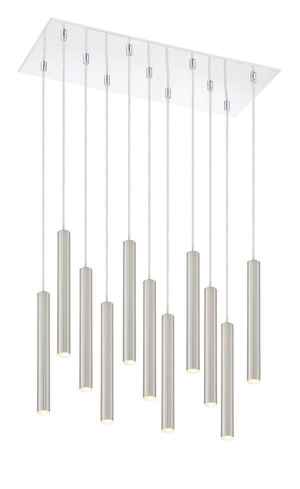 Forest 11 Light Island/Billiard in Chrome Finish