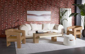 HERRIOT COFFEE TABLE - LIGHT BROWN / SUMMER SAND