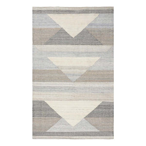 Indoor/Outdoor Canyon Rug 5'x8' - Geometric Gray Multi