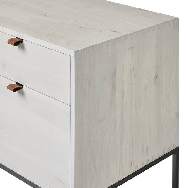 Trey Modular Wide Filing Cabinet in Dove'