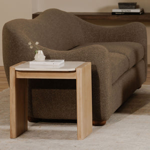 Lane Side Table with Marble Top