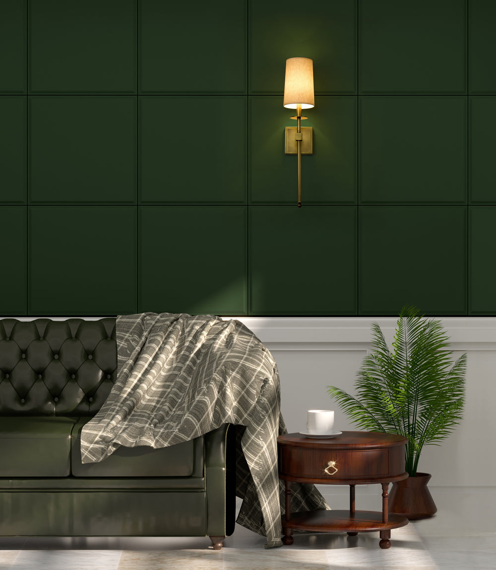 Camila 1 Light Wall Sconce in Rubbed Brass Finish