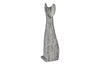 Cat Sculpture, Grey Stone, Large
