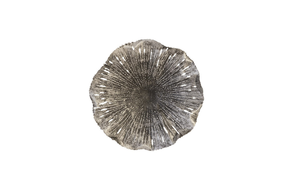 Lotus Wall Art, Silver/Black, Small