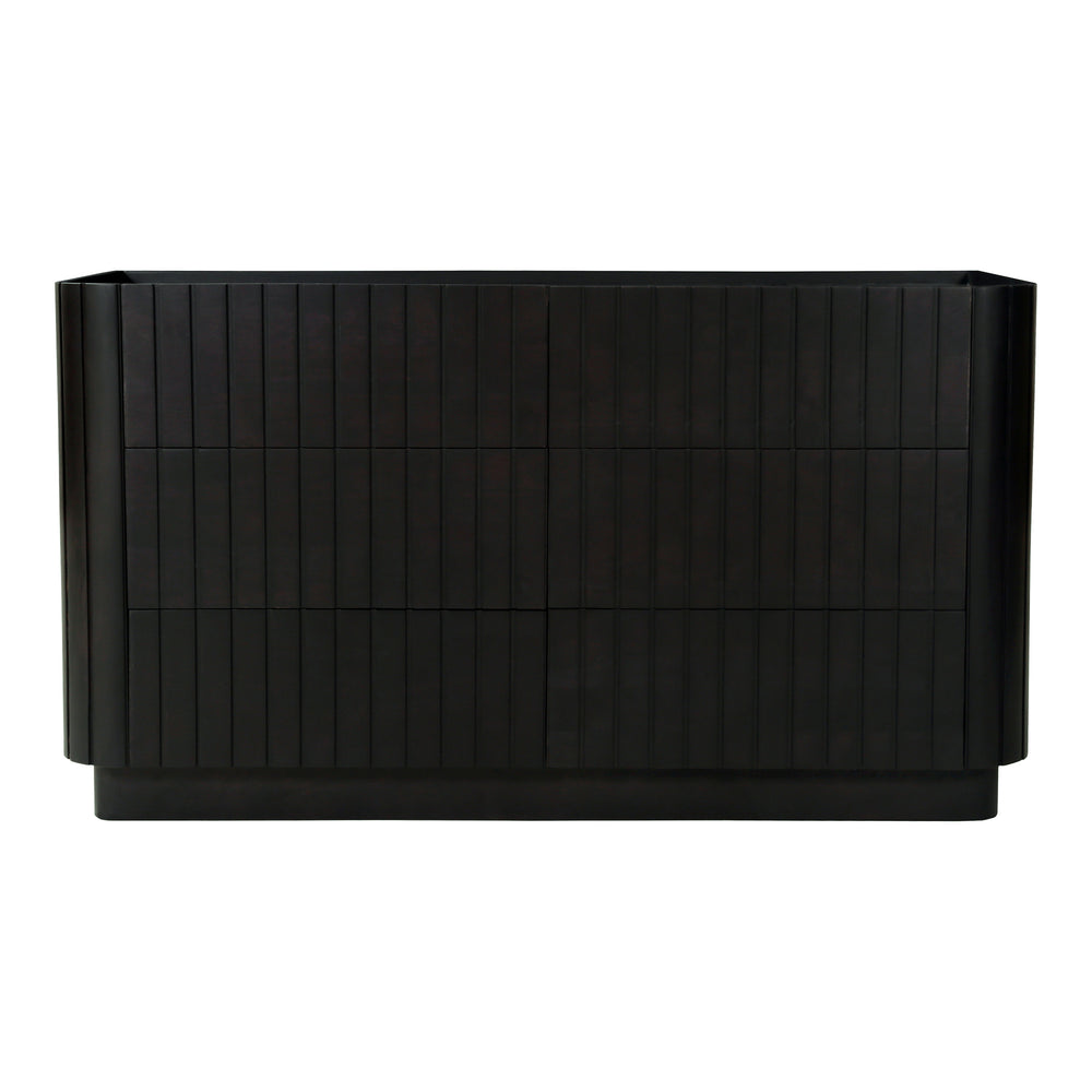 Moe's Povera 6-Drawer Dresser Black