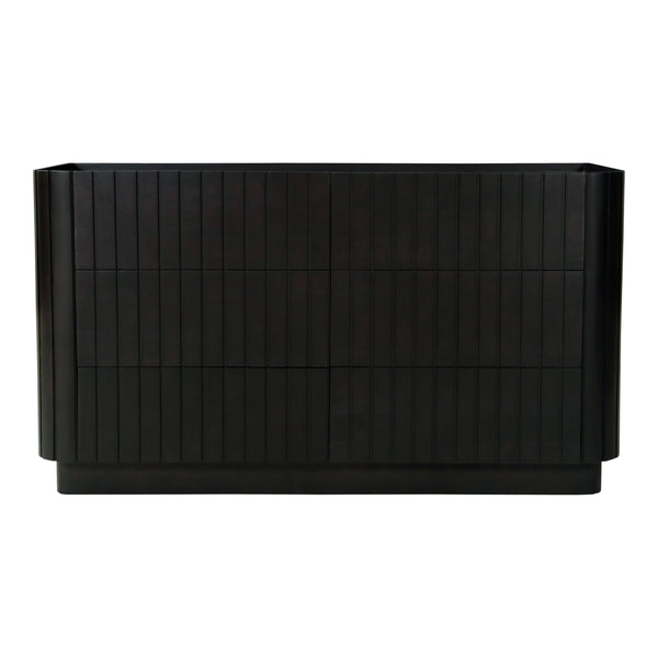 Moe's Povera 6-Drawer Dresser Black