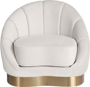 Jesse Chair In Cream Velvet