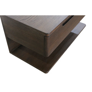 Jonah Floating Nightstand in Dark Brown