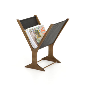 Feldman Magazine Rack-Black