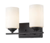 Bordeaux 2 Light Vanity  in Bronze Finish