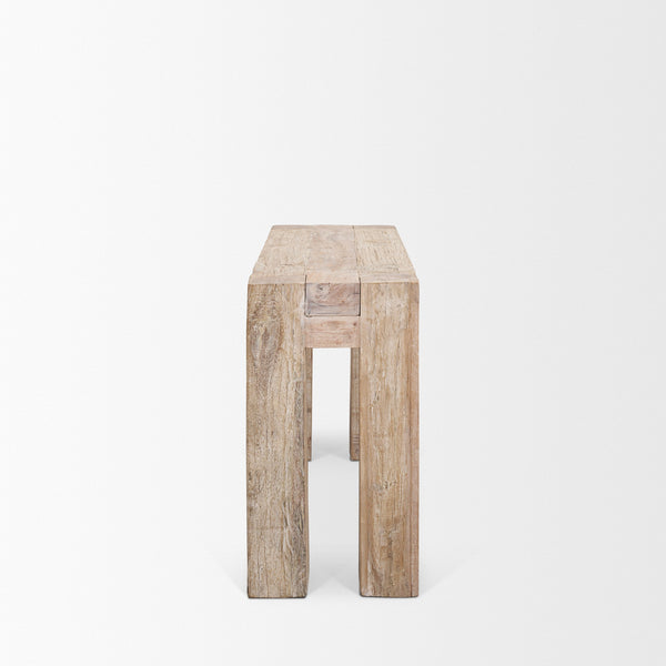 McArthur Whitewash Reclaimed Wood Console Table