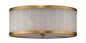 Upsala Alabaster Flush Mount Ceiling Light, Large