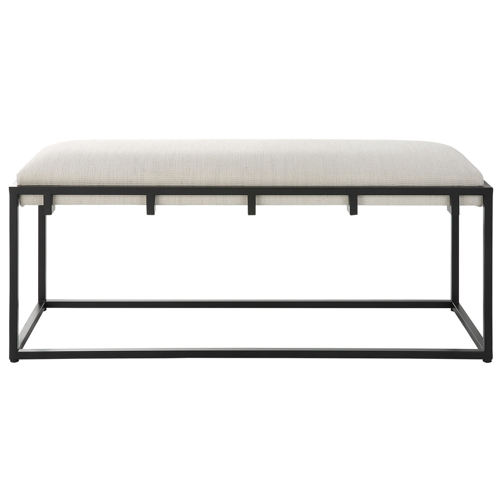 Paradox Iron & Fabric Bench