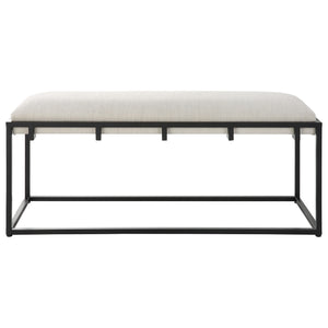 Paradox Iron & Fabric Bench
