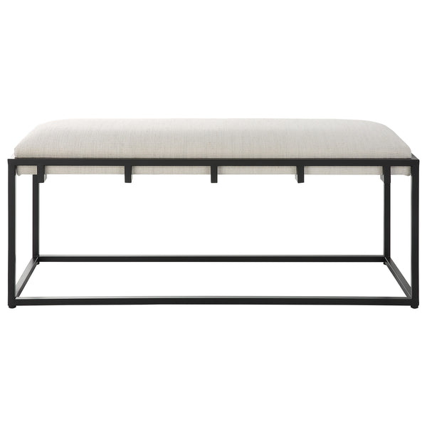Paradox Iron & Fabric Bench