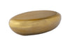 River Stone Coffee Table, Large, Liquid Gold