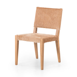 Villa Dining Chair In Light Hair On Hide