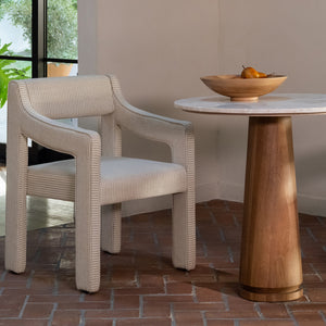 Moe's Sage Cafe Table Cosmos Marble