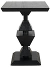 Majesty Side Table, Hand Rubbed Black