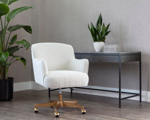 KARINA OFFICE CHAIR - COPENHAGEN WHITE