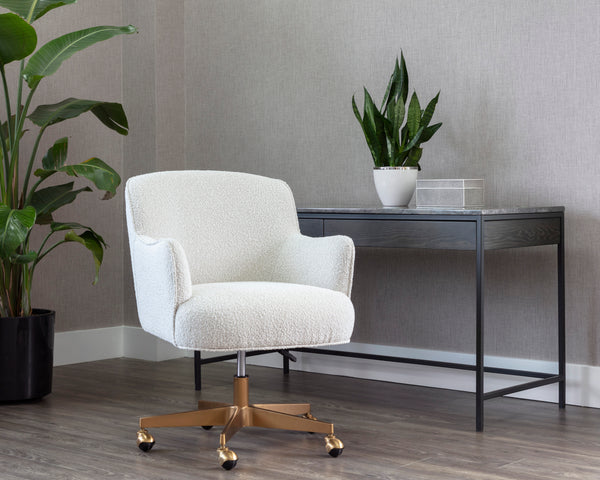 KARINA OFFICE CHAIR - COPENHAGEN WHITE