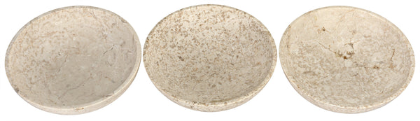 White Marble Trio Bowls Set