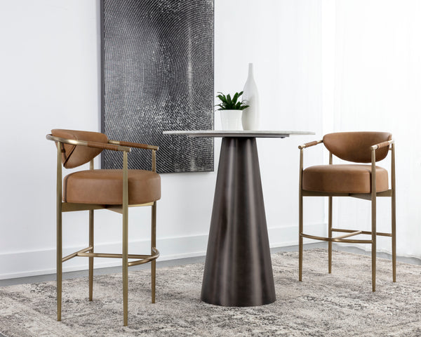 HELOISE BARSTOOL - MILLIKEN COGNAC