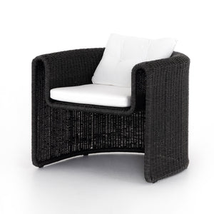 Tucson Woven Outdoor Chair In Coal