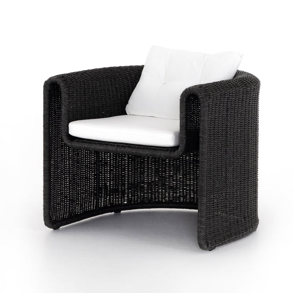 Tucson Woven Outdoor Chair In Coal