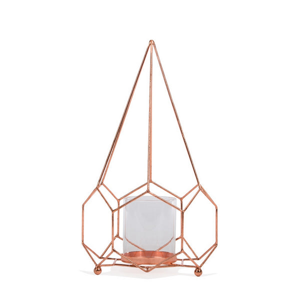 Edwardia 17"H Vase/ Lantern
