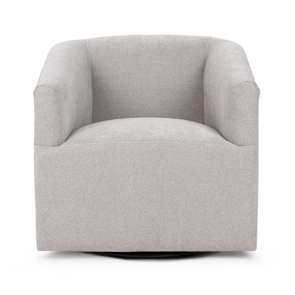 Vernon Swivel Chair in Elite-Gray with 360-Degree Swivel