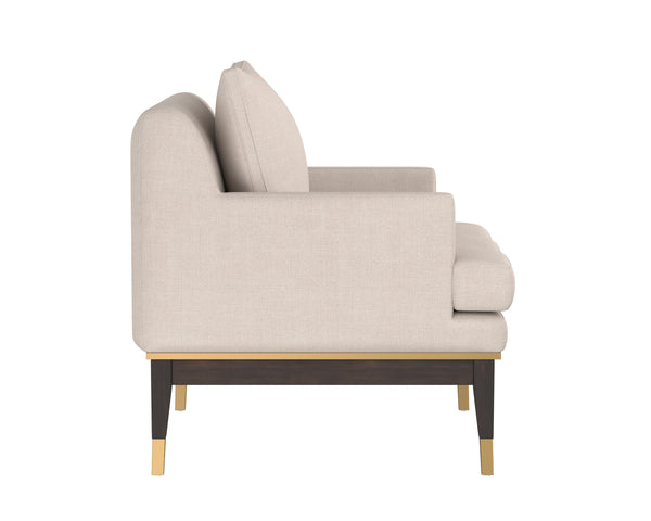 BECKETTE LOUNGE CHAIR - EFFIE FLAX