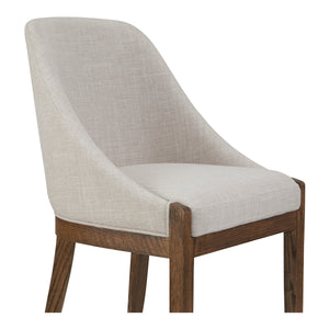 Moe's Edward Dining Chair in Heather Beige